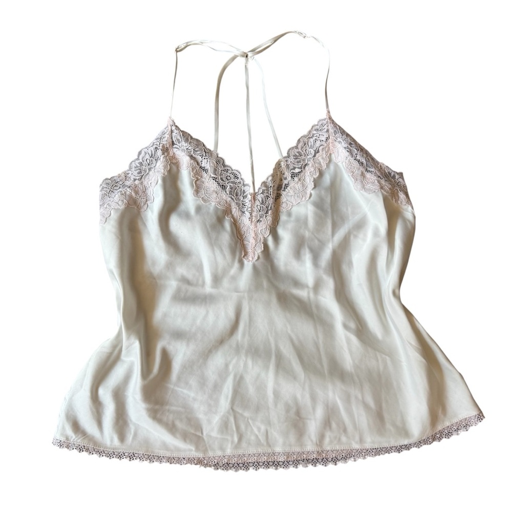 ✨ Soft Satin Lace Cami Tank ✨